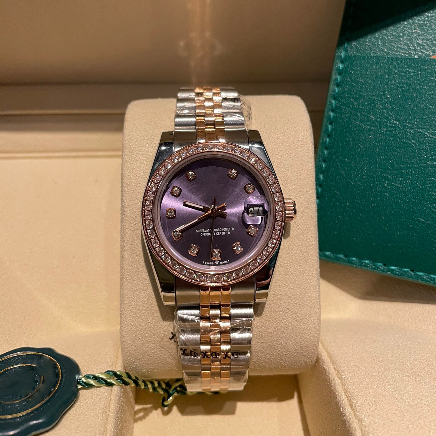 Weishang Daifang Oyster Hengdian Log 31mm Swiss quartz female watch…