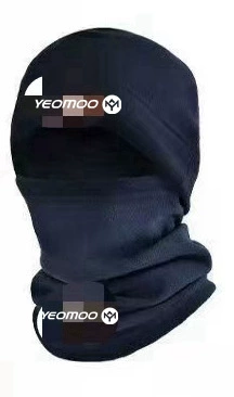 Sports neck warmer set, travel velvet-lined polar fleece, windproof demi-season, neck protection