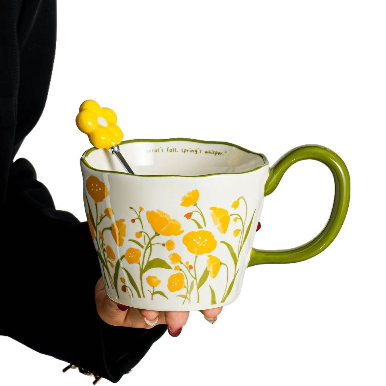 Tazas de cerámica de gran capacidad de tazas de agua de pareja de alta calidad tazas de café de oficina de mujeres tazas de té