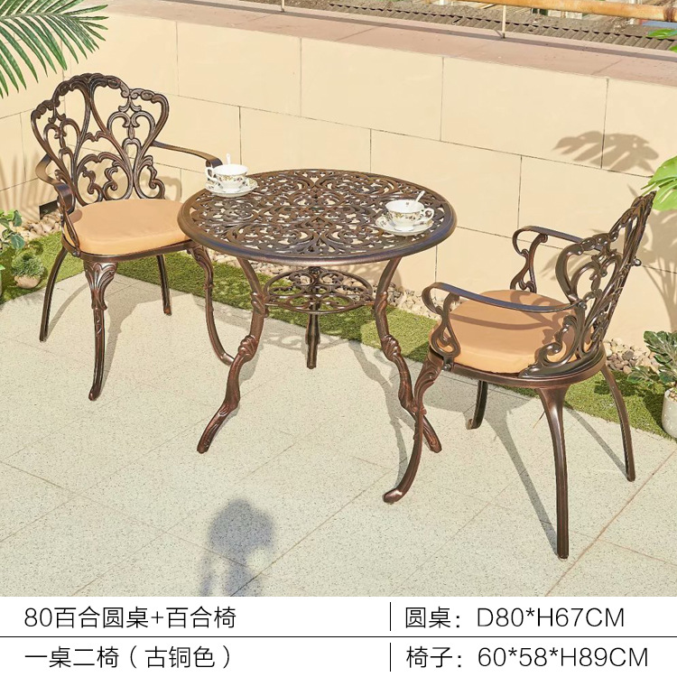 Sección 15 80 mesa de lirio silla de lirio