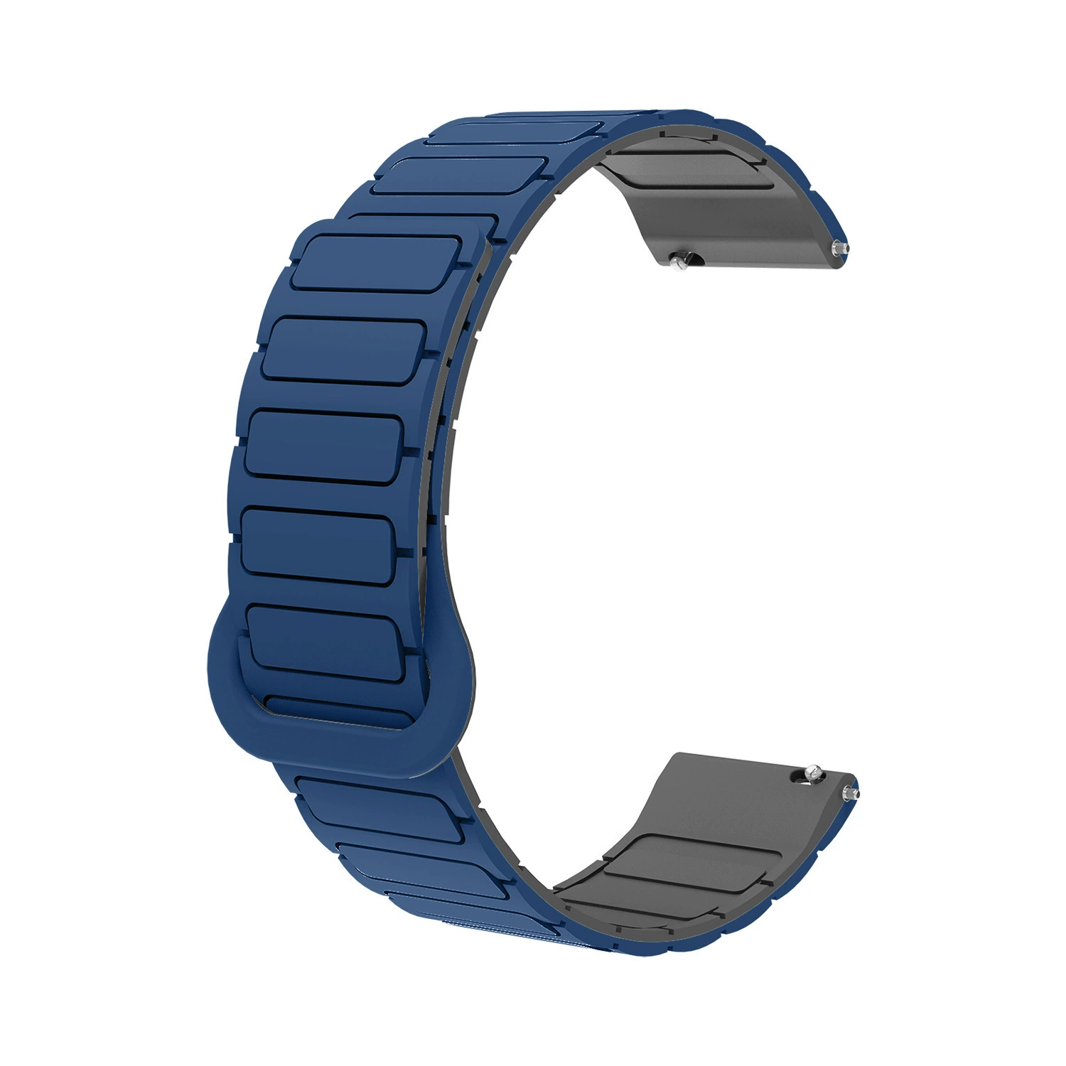 Подходит для Samsung/Huawei/Huami/Garmin/Loop I-образный магнитный силиконовый ремешок 12/18/20/22 мм