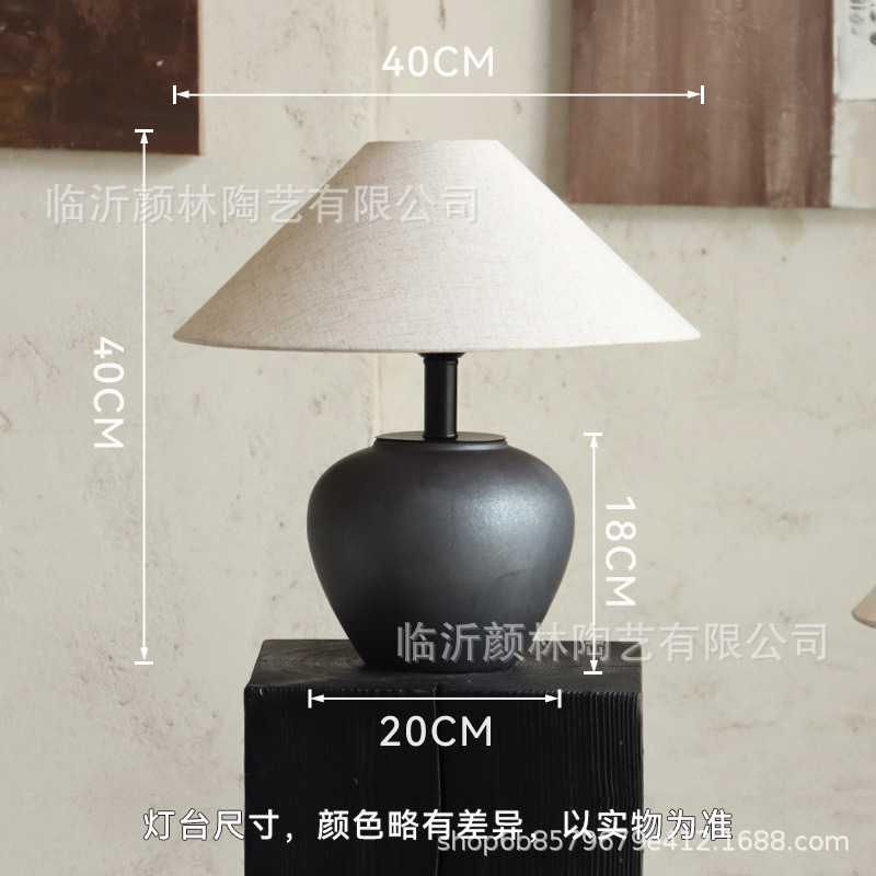 Lámpara de escritorio de arte lámpara de cabecera lámpara de cerámica lámpara de cerámica lámpara de escritorio de estilo medieval lámpara de escritorio blanca decoración lámpara de atmósfera
