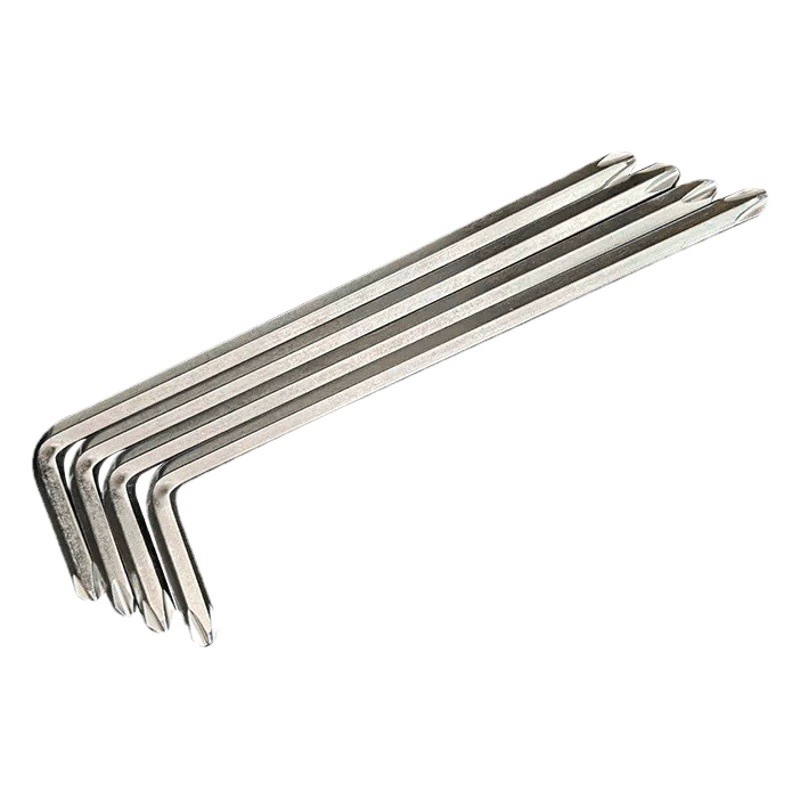 Заводской шестигранный двухголовый крестовой ключ L-образный закаленный оцинкованный гаечный ключ 7-образная отвертка рисовый гаечный ключ оптом