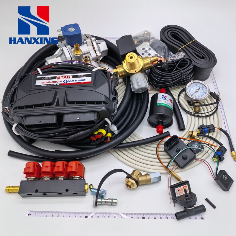 Car Oil-To-Gas Conversion Stag300 Natural Gas Four-Cylinder Kit Gas Vehicle Parts Engine