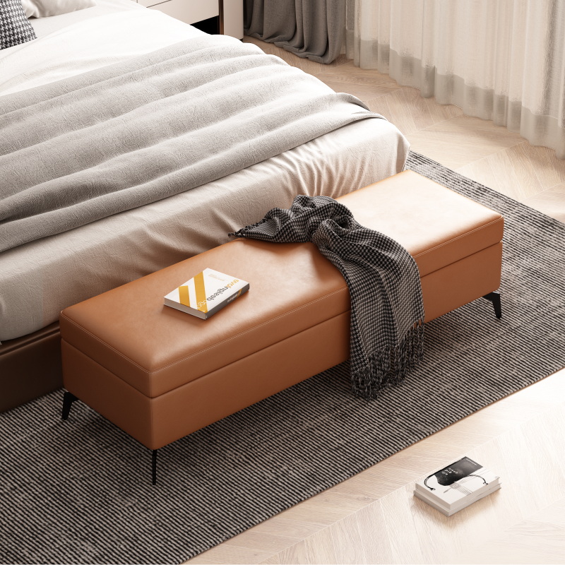 Bed stool changing shoe storage storage sofa foot pedal living room…
