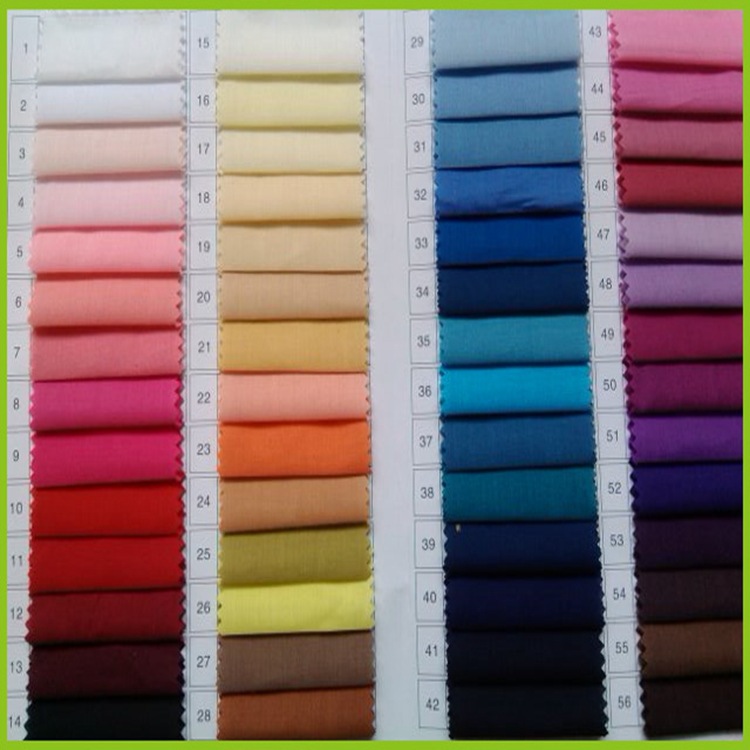 新款绍兴工厂现货  涤棉TC府绸  衬衫工作服面料45x45 133*72