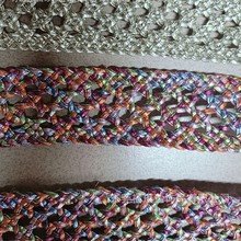 皮料抽条编织鞋面 手工编织花洞鞋材鞋面 加工鞋材鞋面 手工编织