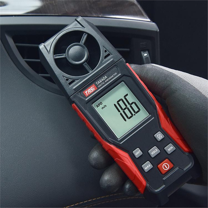 特安斯手持式TA640A风速仪数字风速测量仪测风仪高精度风温风速计