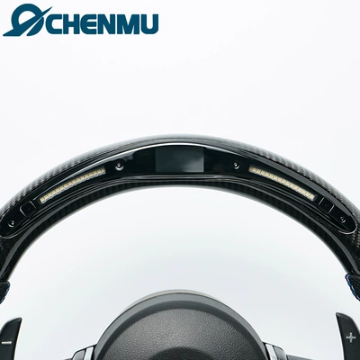 carbon fiber LED steering — Steering wheel