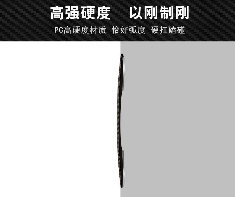 New Product 4-Pack Car Door Anti-Collision Strips Carbon Fiber Texture Door Opening Anti-Scratch Protection Car Rearview Mirror Anti-Collision Glue