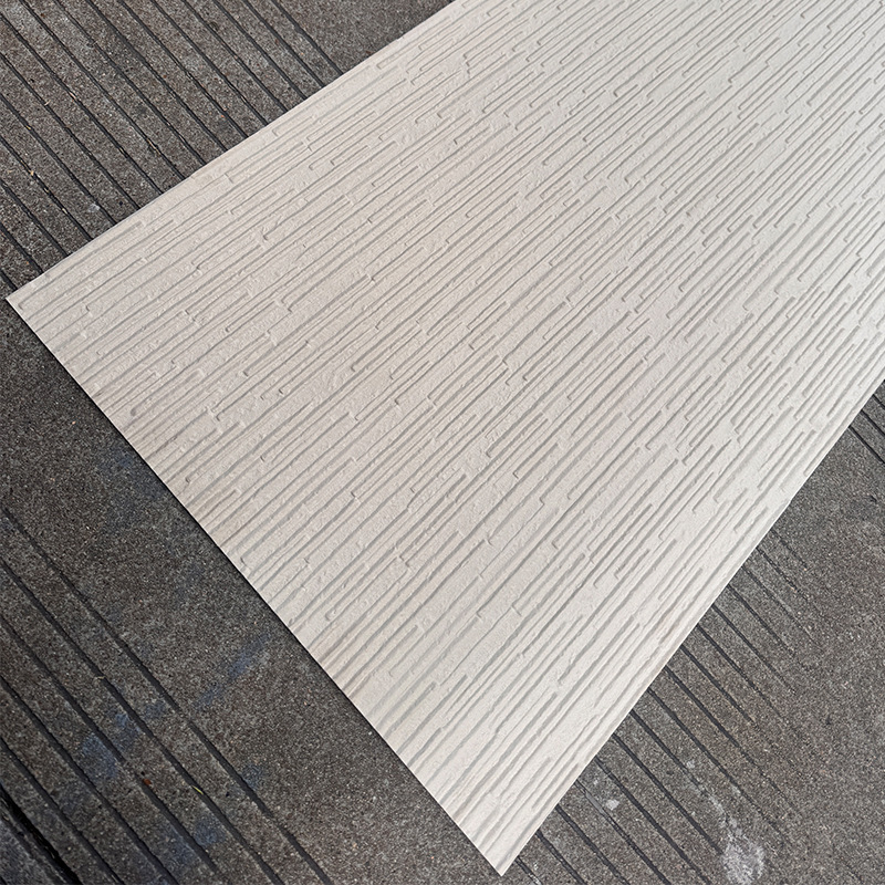 软石新线石布纹石粗纹线石柔性石材弧形软瓷商铺门头背景墙饰面板