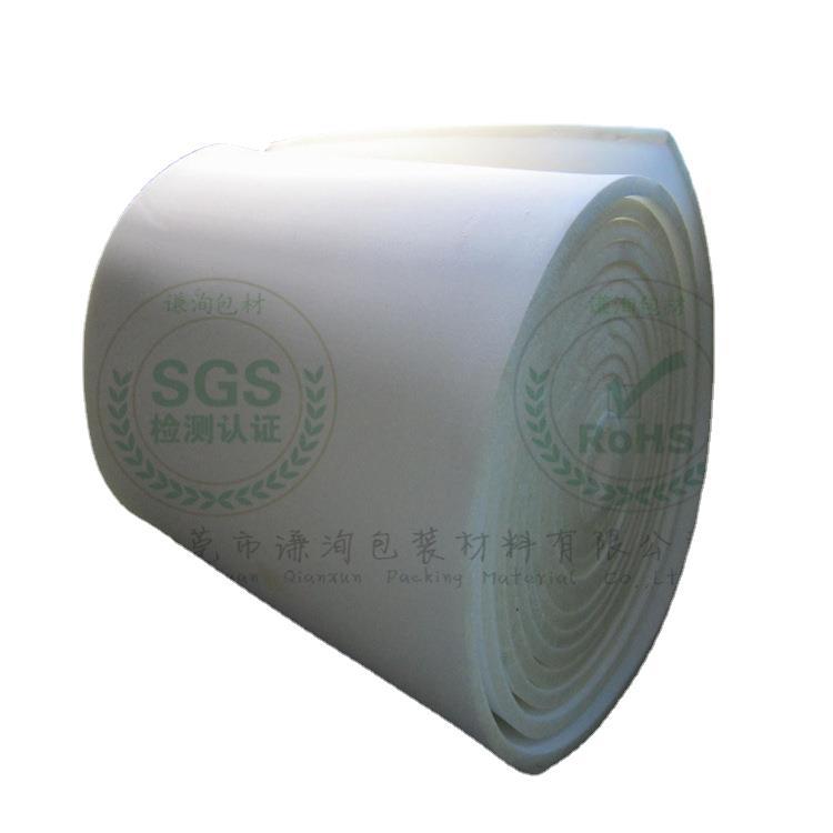 海绵发泡厂大量现货供应 白色海绵卷料 高密度白色防火海绵卷材
