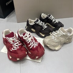 欧洲站厚底红色老爹鞋女2025年秋季新款时尚百搭八爪鱼休闲运动鞋