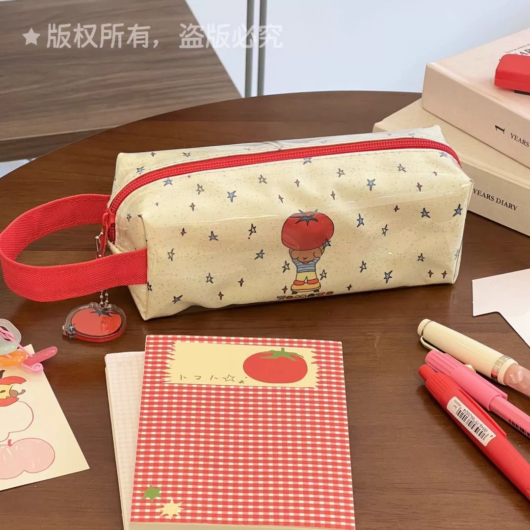 Capacious pencil case, handheld pen, stationery, storage system