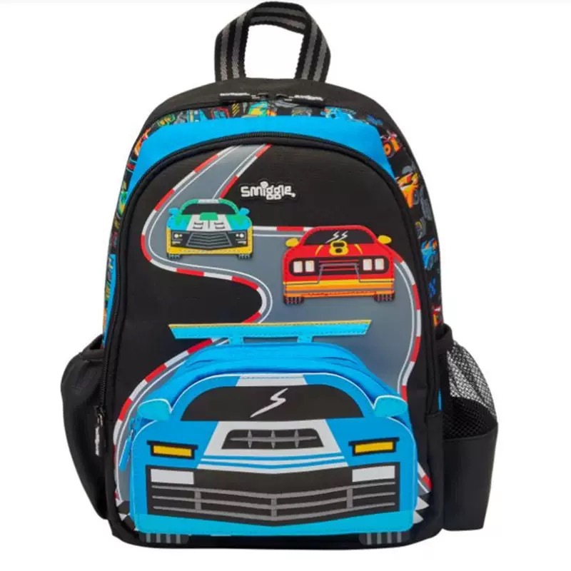 Australia Smiggle caricatura mochila de tamaño medio jardín de infantes mochila de hombro 3D con sombrero de caricatura