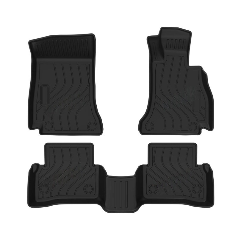 Special Left and Right Steering Wheel Mercedes-Benz C-Class W205/C-Class/C63/C200/C180 Car Tpe Floor Mat Rubber Waterproof