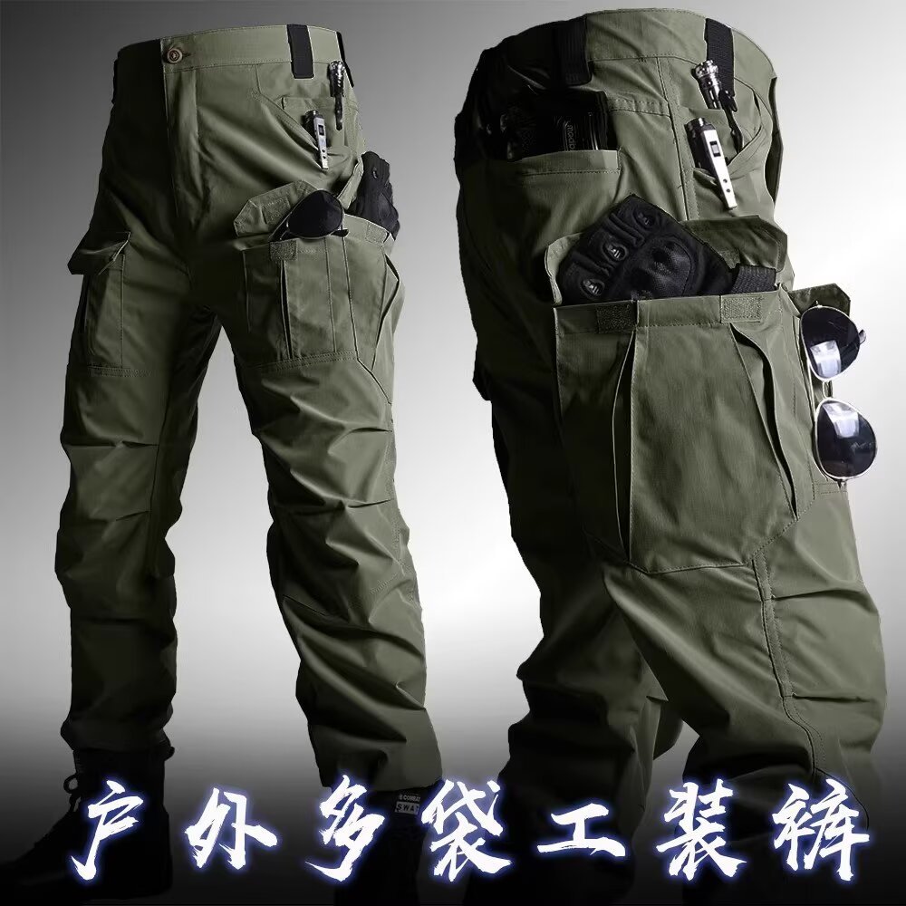 Men's tactics spring wear-resistant casual trousers