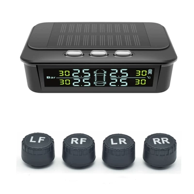 Tire pressure monitoring system wireless solar tire pressure TPMS - an-12-external