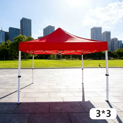 Four-Legged Tent Rainproof Awning Retractable Foldableing Awning Outdoor Night Market Stall with Khaki (Avtomobil dam çadırları) - reinforced-square-tube-automatic-shelving-unit-3x3-6