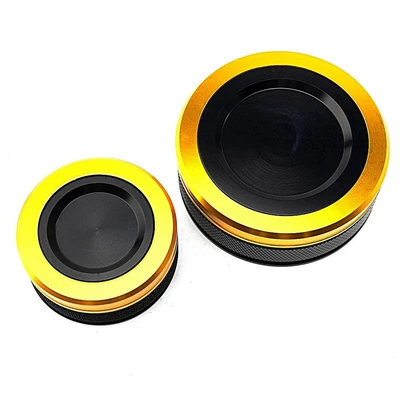 Cup Cover + Rear Brake – Brake fluid - standard-gold-set-of-front-brake-cover-rear-brake-cover
