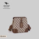Large Capacity Casual Crossbody Bag Women's Cross-border Wholesale Simple Commuting Shoulder Bag Retro Printed Portable Bucket Bag