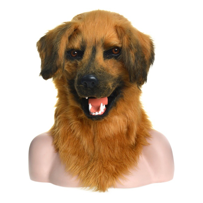 Máscara de cabeza de animal de cara completa Lobo Oso conejo León leopardo fotografía bola rendimiento máscara de película fabricante