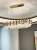 Crystal pendant, ceiling lamp for living room, modern and minimalistic design lights for bedroom, french style, light luxury style
