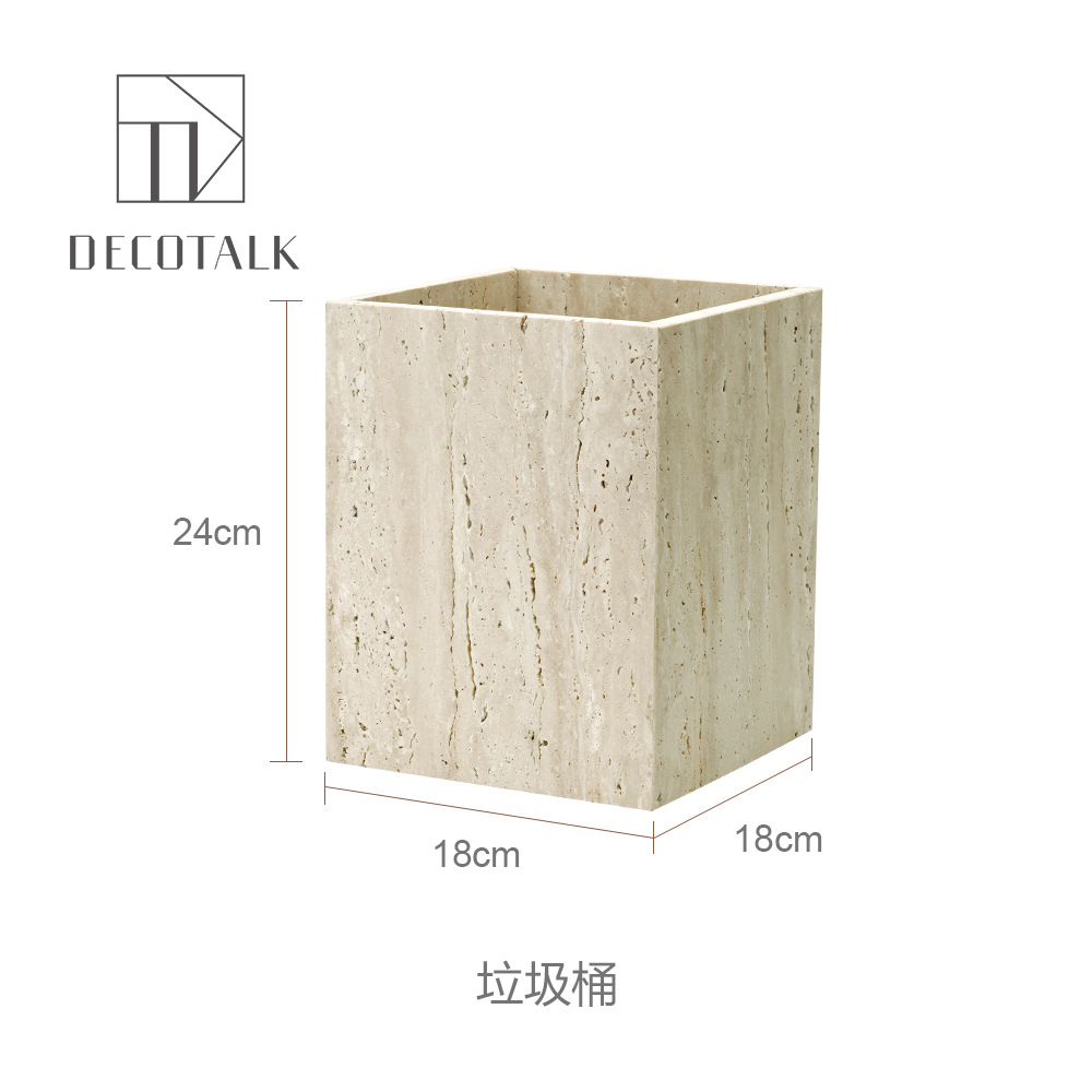 Huangdong Stone Baño de baño de cinco piezas conjunto de lavado conjunto de inodoro de mármol bandeja modelo decoración de la habitación "Viento silencioso"