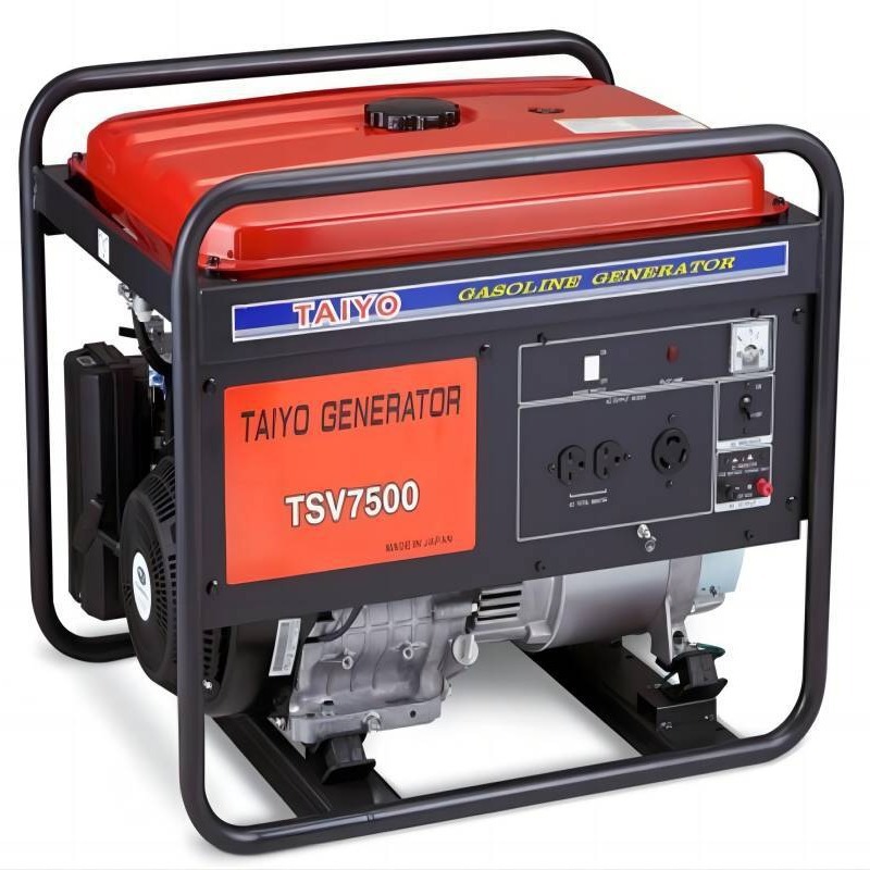 大洋品牌TSV7500单相小型户外应急开架汽油发电机组