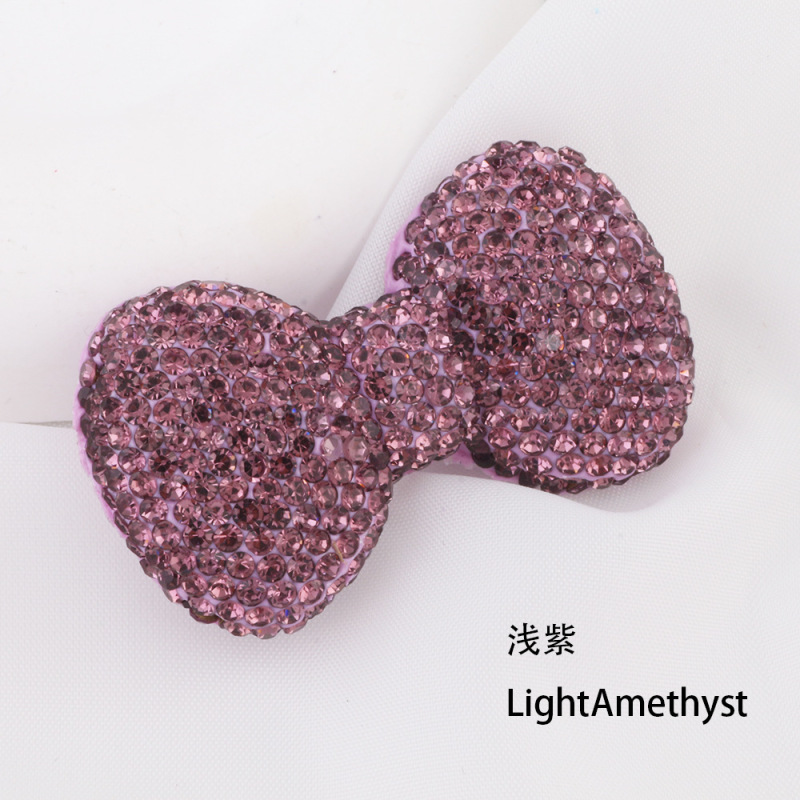 ワニ靴ヒョウ柄ソフト粘土フルダイヤモンド弓携帯電話ケースペーストアクセサリー DIY ヘアピン衣類荷物装飾|undefined