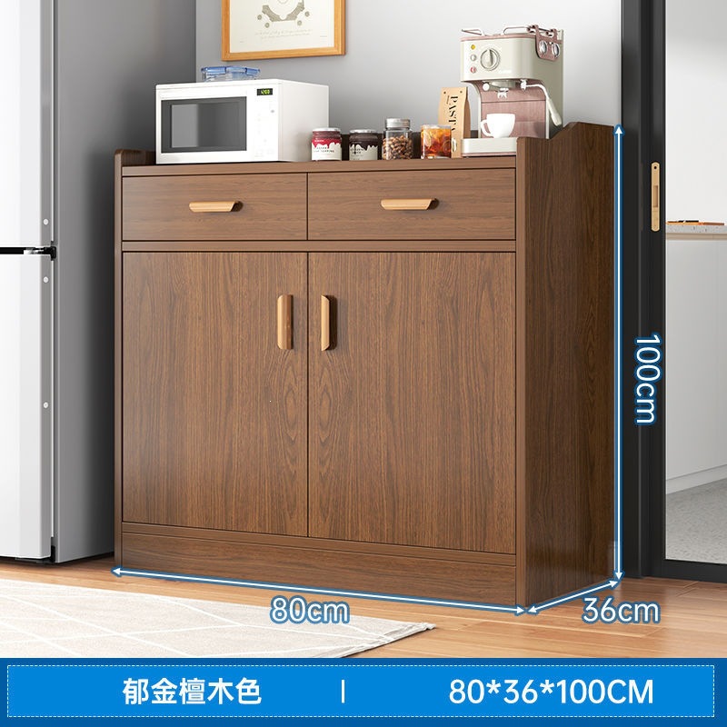 Gabinete de té sala de estar gabinete de comedor artículos domésticos de madera maciza para preparar comidas contra la pared armario de almacenamiento armario de cocina