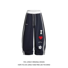 百搭休闲裤男宽松直筒休闲裤2026潮男束脚裤子百搭ins港风潮男裤