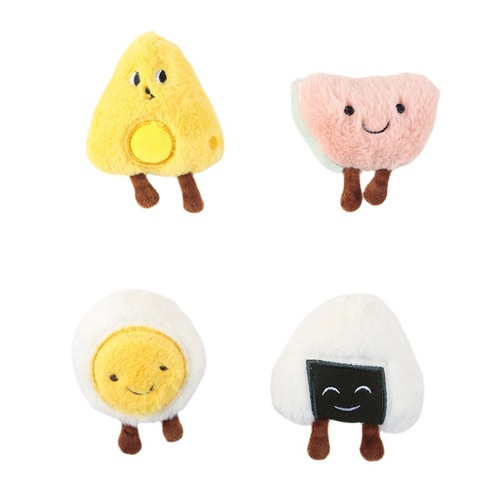 Korean version white rice ball brooch cute jewelry accessories diy bag pendant plush watermelon clothing accessories wholesale