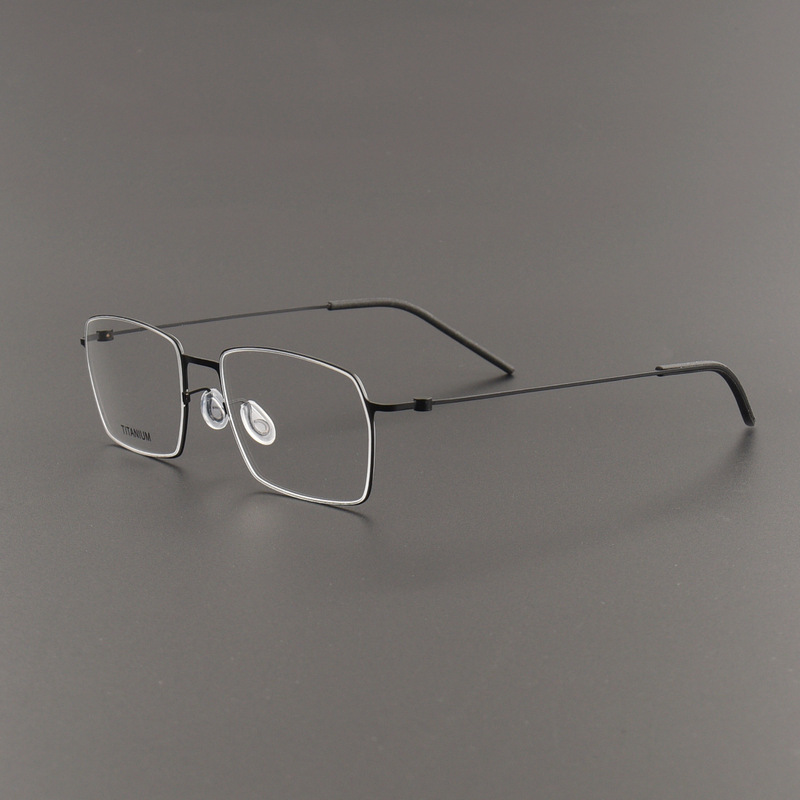 Square Full Frame Glasses Frame Men's 5509 Linde Same Style Glasses Casual Simple Anti-Blue Light Myopia Glasses Frame