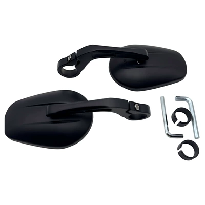 Suitable for Motorcycle Wuji Cu250 Rearview Mirror/Cu625 Reflector Mirror (Motorcycle rearview mirror) - black-promise-cu250