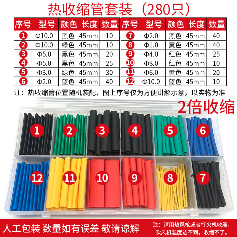套装280只