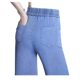 Ultra-thin High Waist Ice Tencel Jeans Women's Summer New Style Elastoelastic Thin Straight Loose Dipped Wide-leg Pants