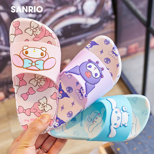 Sanrio children's slippers female summer baby cartoon indoor home anti-slip home new girl slippers girls