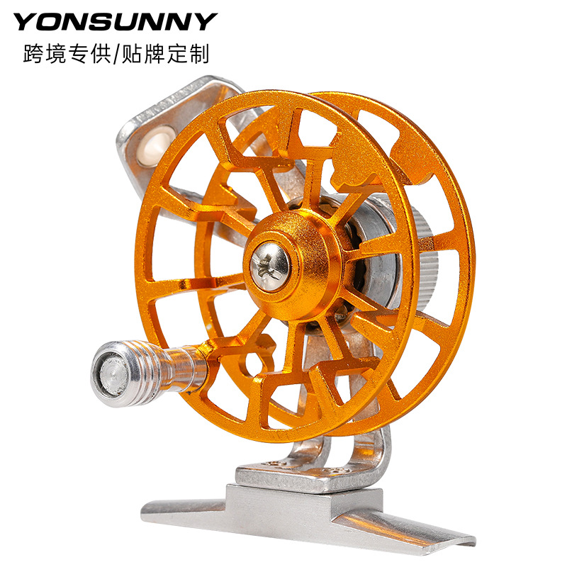 Yongshun artes de pesca de metal completo válvula de rueda delantera rueda de metal carrete de pesca suministros de pesca equipo de pesca
