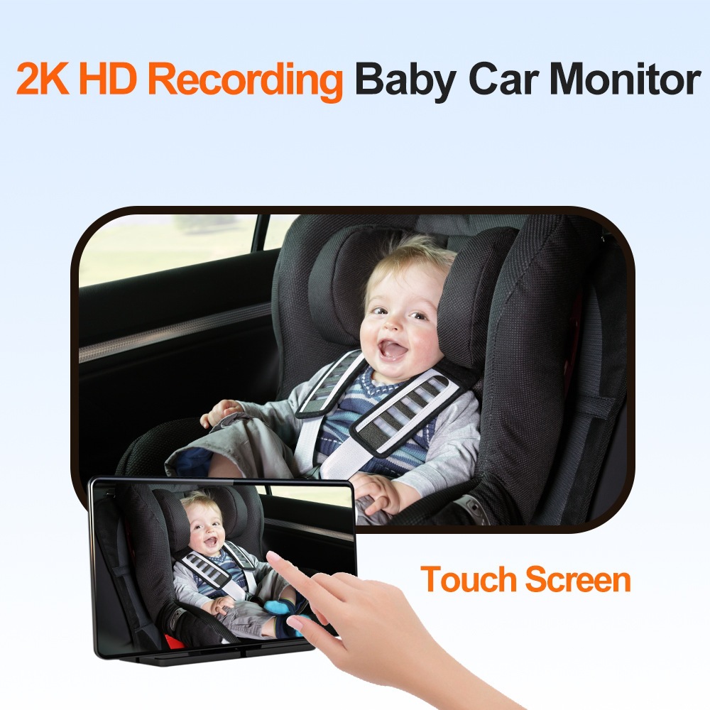 Car-Mounted Baby Monitor 7inch Large-Screen Rear Seat Baby Monitor Infrared Night Vision Camera in Stock