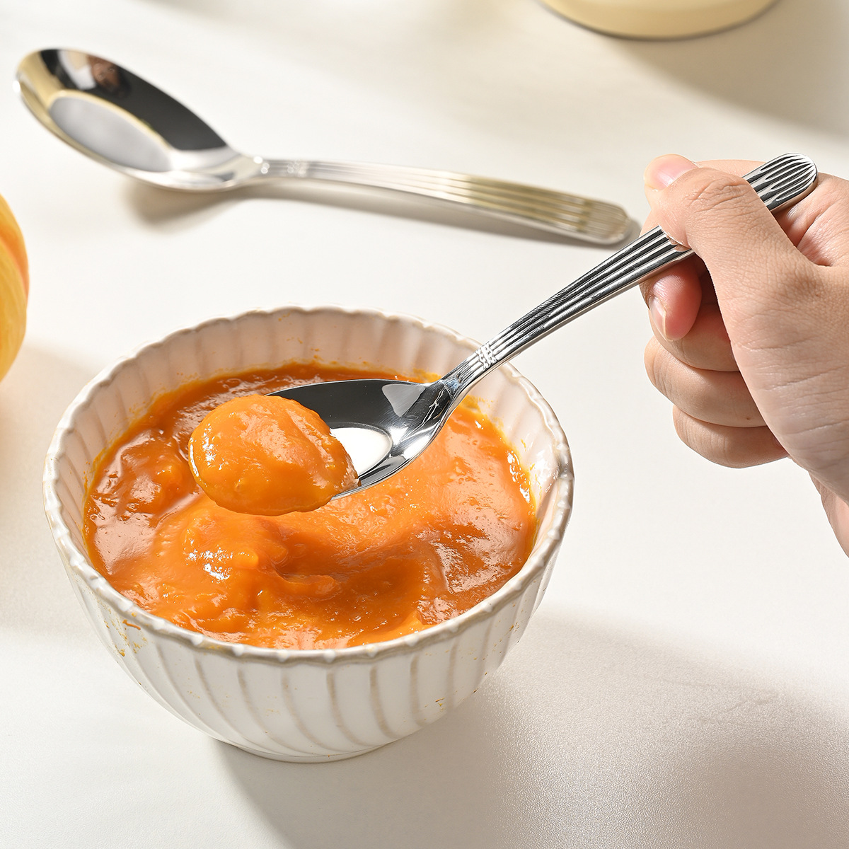 children's spoon stainless steel for home use