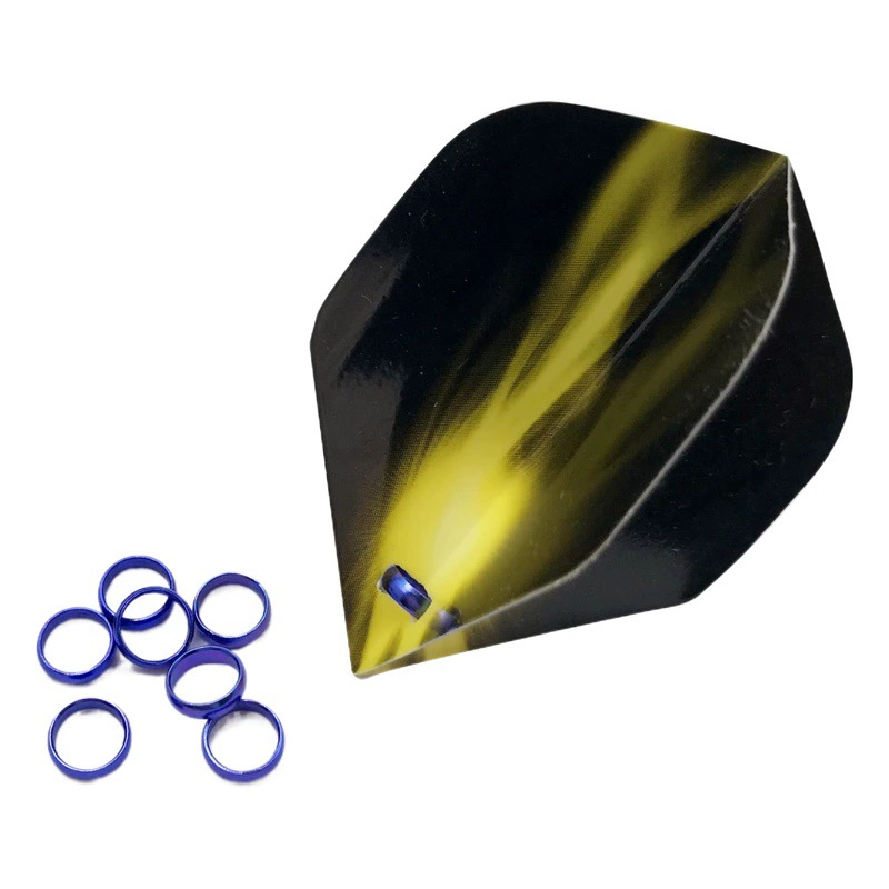 GOODARTS Рыцарь дротик нейлоновый дротик Уплотнительное Кольцо пластиковый дротик стержень защитное кольцо алюминиевое кольцо замок дротик крыло