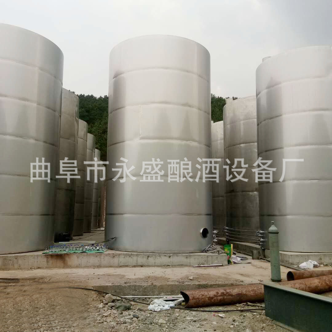 现货销售10吨20吨不锈钢储存罐 立式卧式罐 304储酒罐 果酒密封罐