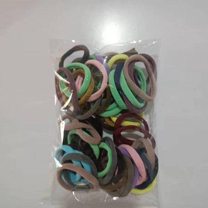 Diadema sin costuras tocado accesorios para el cabello banda para el cabello estilo coreano femenino Cola de Caballo corbata pelo no duele banda de goma elástica pelo cuerda al por mayor