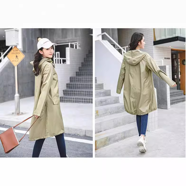 Fashionable waterproof raincoat