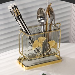 箸バレル収納ボックスキッチン箸ケージデスクトップ箸ケージ家庭用ナイフ、フォーク、スプーンライト高級ハイエンド箸バレル収納ラック