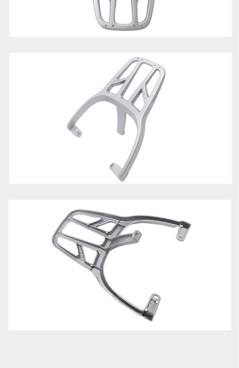 Five-Star Diamond Leopard Electric Vehicle Little Paris Eb Racing Pigeon Milan Turtle Aluminum Alloy Modified Extended Tail Box Rack Tail Rack