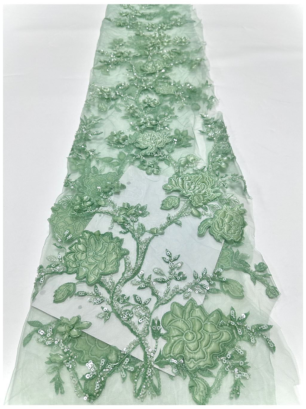 tela de bordado tridimensional multicolor tela de bordado tridimensional bordado esquinilla bordado vestido cheongsam telas de ropa de escenario