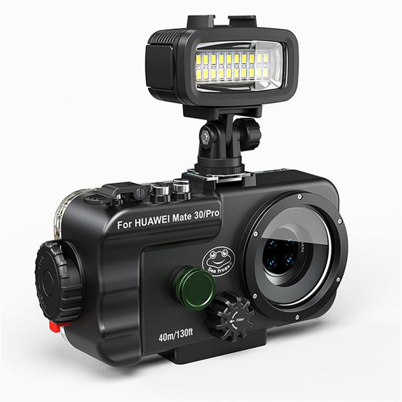 国境を越えたポータブルダイビング補助光、屋外撮影ビデオライト、360度DJI GoPro13カメラ撮影防水ライト|undefined