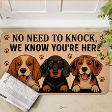 亞馬遜熱銷可愛寵物地墊入戶耐臟耐磨門墊衛生間亞麻吸水防滑腳墊